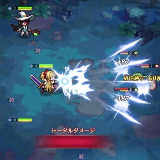 ドット勇者の戦闘